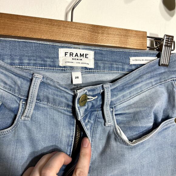 Frame Le Skinny de Jeanne Crop LAST CALL - Picture 3 of 6